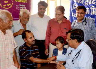 निशुल्क मिर्गी निदान शिविर में 715 रोगी लाभाविन्त