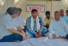 निविदा बहिष्कार और कार्य बंदी का 43वां दिन, पीडब्लूडी ठेकेदारों का धरना जारी