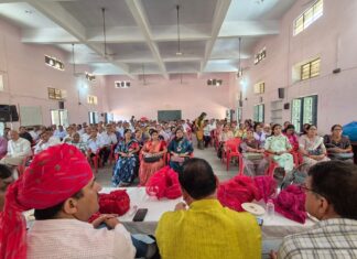 राजस्थान शिक्षक संघ सियाराम का शैक्षिक सम्मेलन जेके मोदी विद्यालय में शुरू