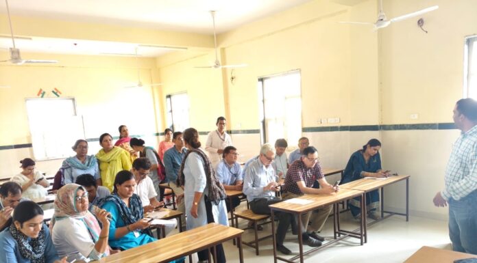 बीडीके अस्पताल मे संक्रमण नियंत्रण से संबंधित प्रशिक्षण का आयोजन