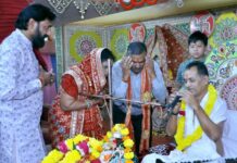 भागवत कथा के तीसरे दिन सती, कपिल एवं ध्रुव चरित्र का वर्णन किया, आज मनाएंगे कृष्ण जन्मोत्सव
