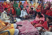 भायला हनुमान मंदिर में संगीतमय सुंदर पाठ का आयोजन