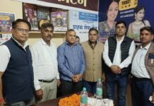 चूरू में अखिल भारतीय कुशवाहा माली महासभा के प्रदेश अध्यक्ष गजानन सैनी का सम्मान