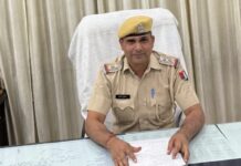 शहर कोतवाल के पद पर श्रवण कुमार ने संभाला पदभार