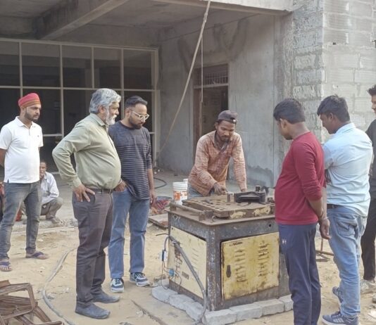 राजकीय भरतिया अस्पताल के निर्माणाधीन भवनों का निरीक्षण, मार्च से पहले पूरा होगा कार्य