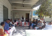 नगर कांग्रेस कमेटी के तत्वावधान में कांग्रेस का स्थापना दिवस मनाया