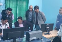 आंध्रप्रदेश के चिकित्सा सचिव ने सीएचसी सालासर का निरीक्षण किया