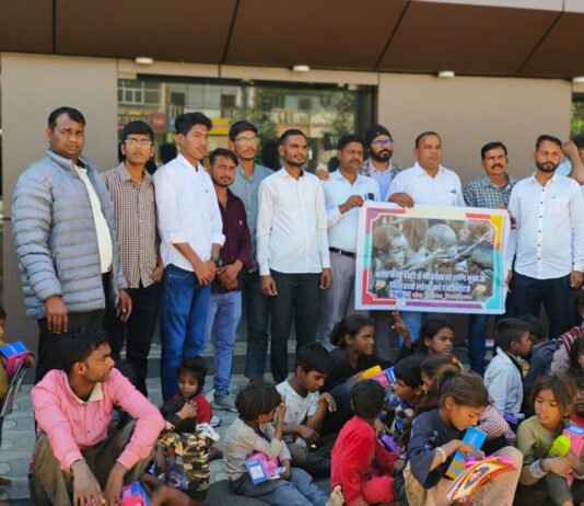 होटल में बैठकर झुग्गी के बच्चों ने देखा सपनों का संसार, झुंझुनूं में मनाया गया ‘रोटी डे’