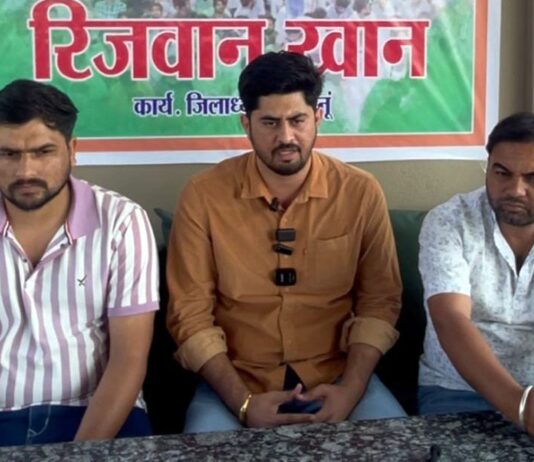 एनएसयूआई कार्यकर्ता बड़ी संख्या में जाएंगे दिल्ली — रिजवान खान