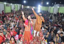 श्री श्याम कृपा महोत्सव में उमड़ा श्रद्धा का सैलाब, छप्पन भोग की झांकी व फूलों की होली रही आकर्षण का केन्द्र