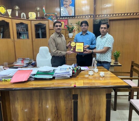 टीबी मुक्त पंचायत अभियान में झुंझुनूं जिला प्रदेश स्तर पर सम्मानित