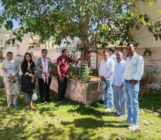 आबूसर में परिंडे लगाकर पक्षियों की प्यास बुझाने लिया संकल्प