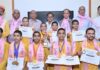ब्रह्मचारियों का शानदार प्रदर्शन: योग व एथलेटिक्स में 26 पदक जीतकर रचा कीर्तिमान