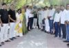 वंदे गंगा जल संरक्षण अभियान के तहत भाजपा कार्यकर्ताओं ने लगाए परिंडे, दिया जल संरक्षण का संदेश
