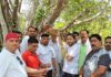 स्व. मांगीलाल पारीक की पुण्यतिथि पर परिंडा अभियान, पक्षियों के लिए लगाए जलपात्र
