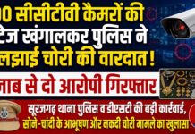 300 सीसीटीवी कैमरों की फुटेज खंगालकर पुलिस ने सुलझाई चोरी की वारदात, पंजाब से दो आरोपी गिरफ्तार