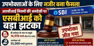 उपभोक्ताओं के लिए नजीर बना फैसला: आरबीआई नियमों की अनदेखी पर एसबीआई को बड़ा झटका