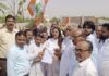 महंगाई, बिजली-पानी संकट और नीट पेपर लीक के विरोध में कांग्रेस का प्रदर्शन