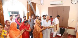 गुप्त नवरात्रि में फाटक गौशाला में श्रद्धाभाव से हुई माता की पूजा-अर्चना