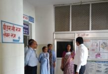 खेतड़ी के बडाऊ सीएचसी का सीएमएचओ ने किया निरीक्षण
