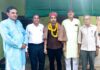 तेजाजी मंदिर निर्माण को मिला जनसहयोग का संबल: मनोज मालसरिया ने 1.11 लाख रूपये व निर्माण सामग्री देने की घोषणा की , राष्ट्रीय जाट महासंघ ने किया सम्मान