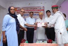 जनसंख्या स्थायित्व में झुंझुनूं बना मिसाल: उत्कृष्ट कार्य पर पंचायतों, अस्पतालों और स्वास्थ्यकर्मियों का हुआ सम्मान