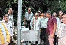 लिंक रोड पर स्ट्रीट लाइटों का शुभारंभ, दूधिया रोशनी से जगमगाया शहर