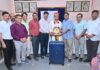 उत्कृष्ट कार्य करने पर आकाशवाणी के कार्यक्रम अधिकारी निरंजन शर्मा का किया अभिनंदन