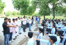 राष्ट्रीय युवक परिषद का नशा मुक्ति अभियान जारी