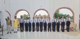 एनपीएस स्कूल में विद्यार्थियों ने ली नशामुक्ति की शपथ