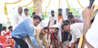 नगर परिषद परिसर में गूंजे हर-हर महादेव के जयकारे