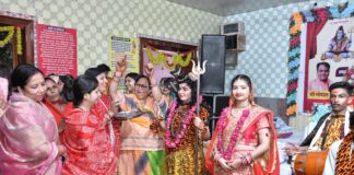 शिव-पार्वती विवाह प्रसंग से गूंजा शिव महापुराण कथा पंडाल