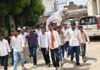 झारखंड सरकार के विरोध में एबीवीपी का प्रदर्शन, लोहिया कॉलेज के बाहर फूंका पुतला