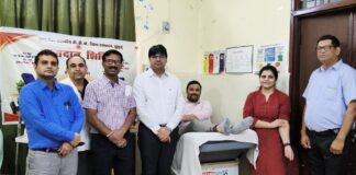 एचआरपी गर्भवतियों की जीवनरक्षा के लिए डॉक्टर बने रक्तदाता