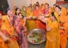 ओझा की बगीची में महिलाओं ने किया रुद्राभिषेक