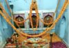 सावन के प्रथम सोमवार पर श्रीगंगा माई मंदिर में भगवान शिव का आकर्षक पुष्प श्रृंगार