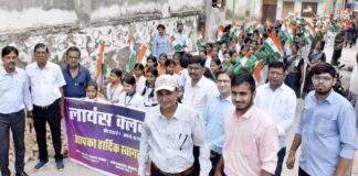 तिरंगा रैली में उमड़ा राष्ट्रभक्ति का सैलाब, देशभक्ति के नारों से गूंजा चूरू
