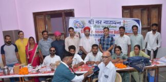 चूरू में सेवा की मिसाल: निःशुल्क चिकित्सा शिविर में 592 मरीजों ने उठाया स्वास्थ्य सेवाओं का लाभ