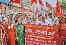 सीकर में किसान-मजदूरों का शक्ति प्रदर्शन, सांसद अमराराम समेत हजारों ने दी गिरफ्तारी