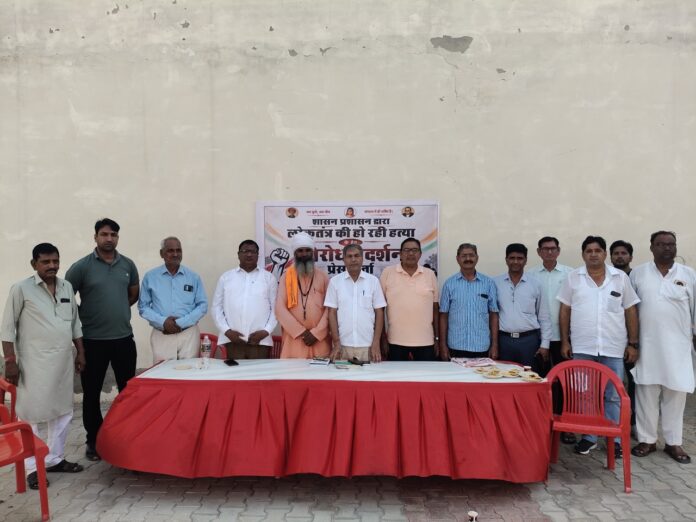 06_Samajik Samarsta Manch Large हनुमानगढ़ में पार्षदों पर कथित दबाव के विरोध में सामाजिक समरसता न्याय मंच के पदाधिकारी