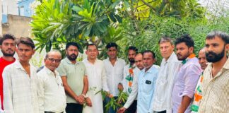 सचिन पायलट के जन्मदिवस पर झुंझुनूं कांग्रेस कार्यालय में पौधारोपण