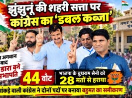 झुंझुनूं नगर परिषद उपसभापति निर्वाचित वीरेंद्र डारा