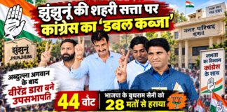 झुंझुनूं नगर परिषद उपसभापति निर्वाचित वीरेंद्र डारा