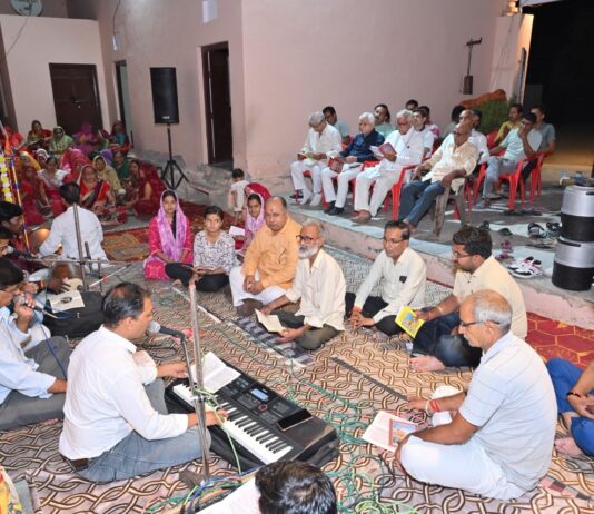 अनंत चतुर्दशी पर रुद्राभिषेक और संगीतमय सुंदरकांड पाठ, भजनों से गूंजा पूनिया कॉलोनी चूरू की पूनिया कॉलोनी में अनंत चतुर्दशी पर आयोजित रुद्राभिषेक और संगीतमय सुंदरकांड पाठ का धार्मिक आयोजन