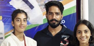 सीबीएसई नेशनल जूडो में हेतमसर की बेटियों का दमदार प्रदर्शन सीबीएसई नेशनल जूडो में कांस्य पदक जीतने वाली हेतमसर की दृष्टि और प्रिंसी