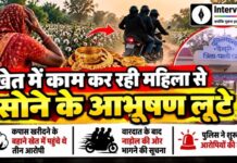 देसूरी के कोटड़ी क्षेत्र में खेत में महिला से लूट की वारदात