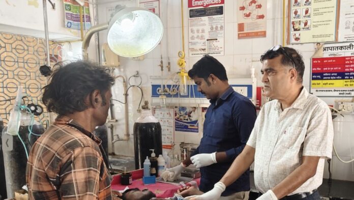 Screenshot सादड़ी के सिंदरली गांव में जंगली सूअर के हमले में घायल युवक