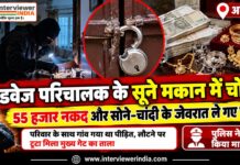 अलवर के राधेनगर मूंगस्का में सूने मकान से नकदी और सोने-चांदी के जेवरात चोरी का मामला